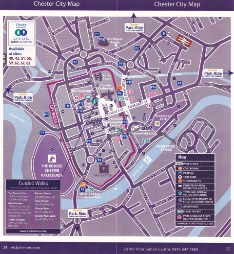 Chester City Map