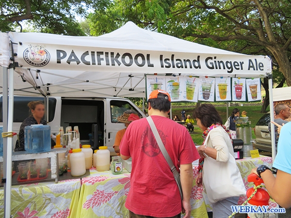 PACIFIKOOL Gingercooler ハワイ KCCファーマーズマーケット hawaii KCC saturday Farmer's Market 朝市