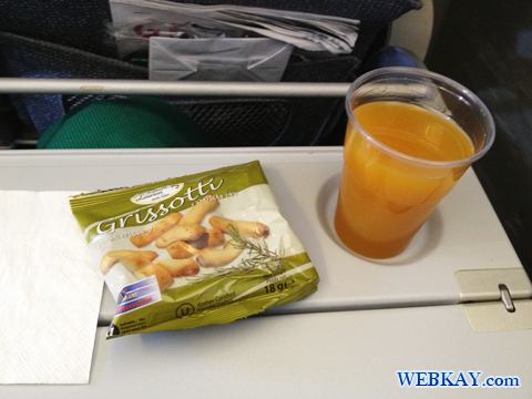 アリタリア Alitalia イタリア航空 機内食 感想 口コミ