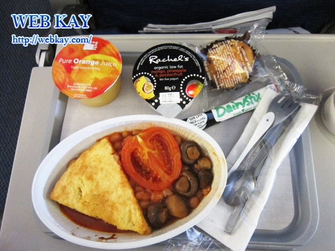 ブリティッシュ・エアウェイズ（British Airways）　機内食