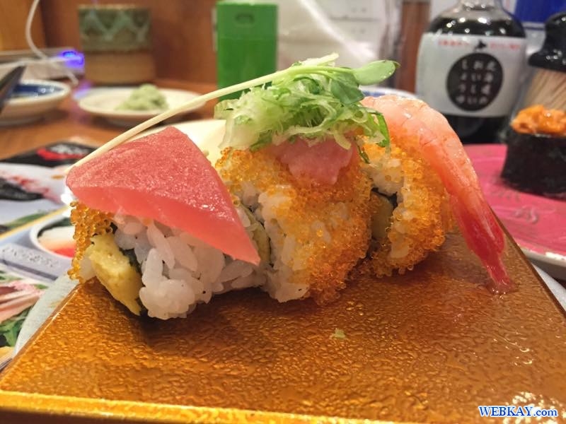 ぷちぷちロール 海天丸（かいてんまる）苫小牧店 回転寿司 北海道 sushi hokkaido