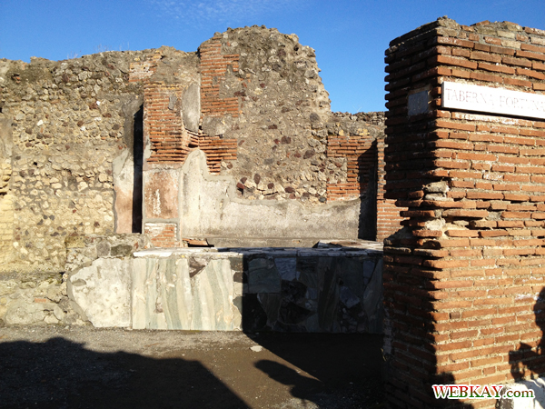 TABERNA FORTVNATAE ポンペイ Pompeii 世界遺産 italy
