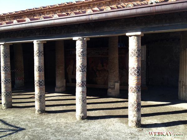 VILLA DEI MISTERI 秘儀荘 ポンペイ Pompeii 世界遺産 italy