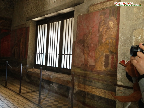 フレスコ画 VILLA DEI MISTERI 秘儀荘 ポンペイ Pompeii 世界遺産 italy