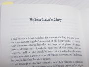 洋書「Wonder（ワンダー）」を読む。Part 5. Justin - Valentine's Day★単語と表現勉強メモ