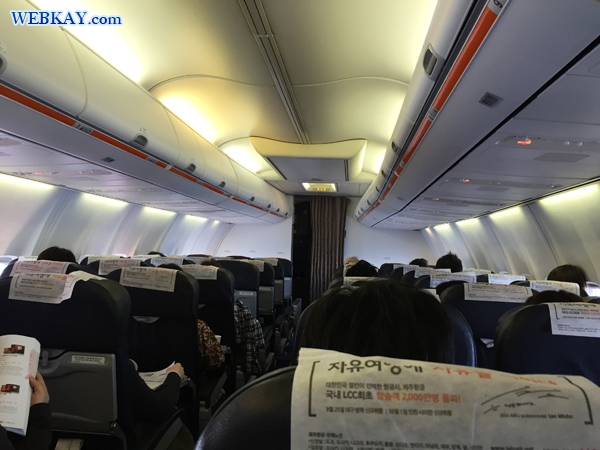 機内 チェジュ航空 Jeju airlines  仁川国際空港 成田