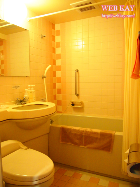 コルチナのホテル「グリーンプラザ白馬」　バスルーム