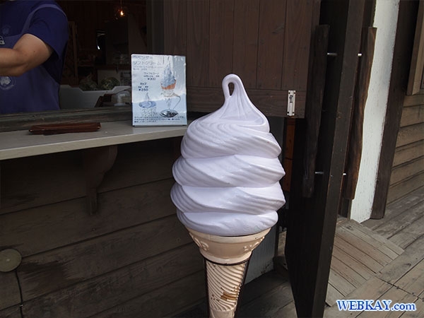 ラベンダーソフトクリーム ファーム富田 ポプリの舎 とみた farm tomita lavender ice cream