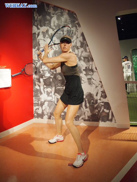 マリア・シャラポワ ロシア プロテニス選手 マダム・タッソー館 Madame Tussauds Japan