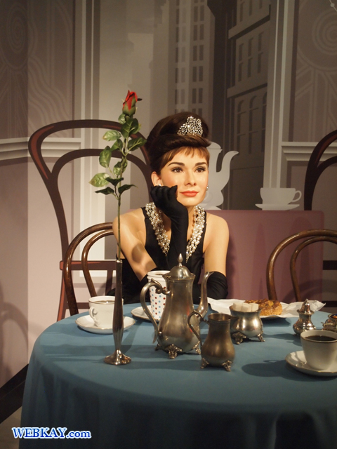 オードリー・ヘプバーン Audrey Hepburn マダム・タッソー館 Madame Tussauds Japan