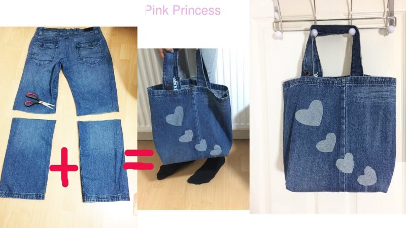 bags out of old jeans