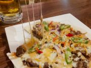 新大久保マニトフライドチキンでヤンニョムチキンとプルコギピザ 신오쿠보 마니토프라이드치킨 양념치킨 불고기비자