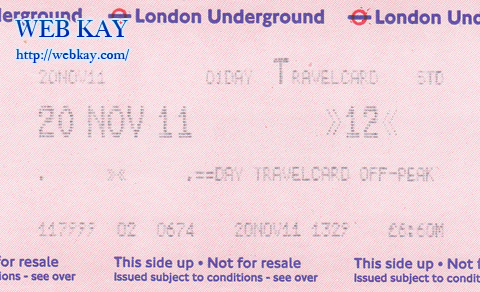 London Underground Ticket